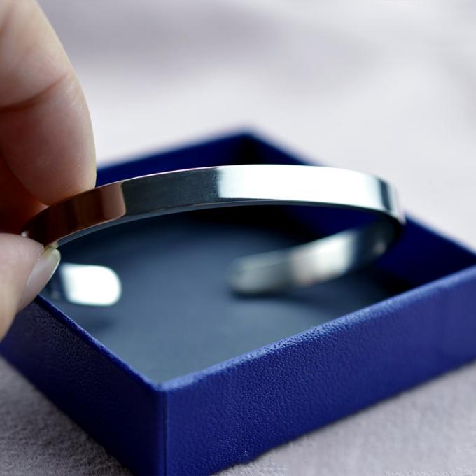 Женщин браслета Bangle шарма нержавеющей стали браслета моды браслеты женщин Bangles С-образных открытых изготовленные на заказ