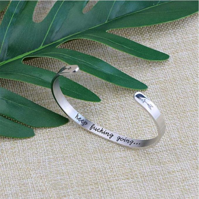 Женщин браслета Bangle шарма нержавеющей стали браслета моды браслеты женщин Bangles С-образных открытых изготовленные на заказ