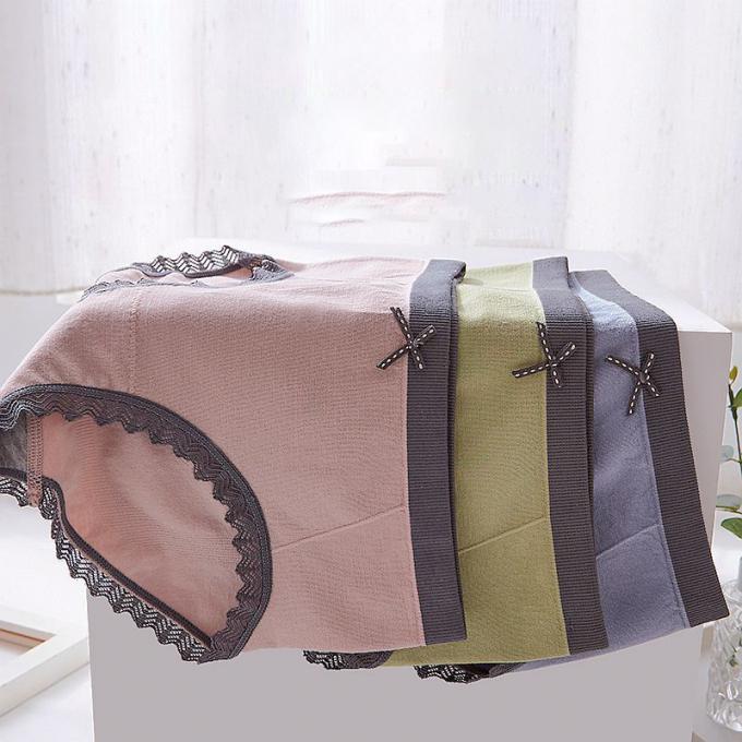 Оптовые трусы нижнего белья шнуруют Panty бикини для женщин нижнего белья хлопка талии женщин безшовных средних