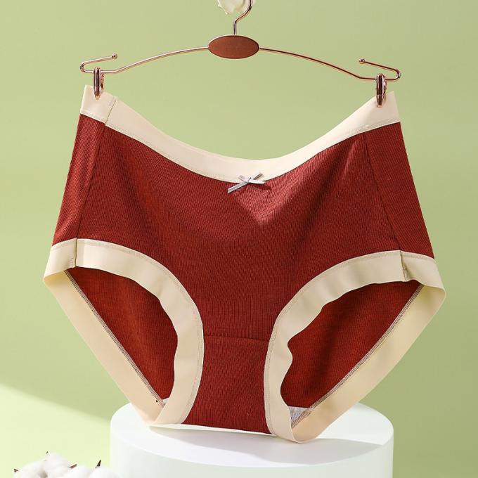 Хлопок Traceless талии оптовой девушки средний Breathable плюс нижнее белье размера 3 слоя протекает трусы женщин доказательства