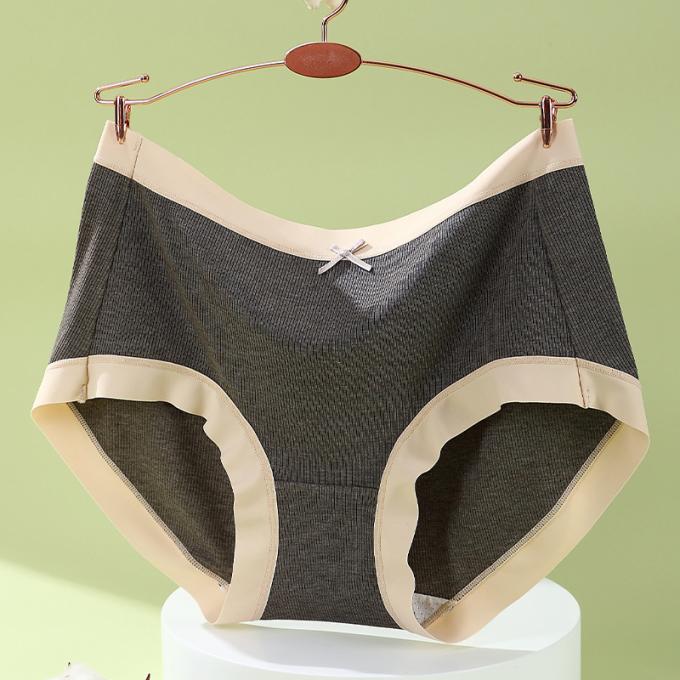 Хлопок Traceless талии оптовой девушки средний Breathable плюс нижнее белье размера 3 слоя протекает трусы женщин доказательства