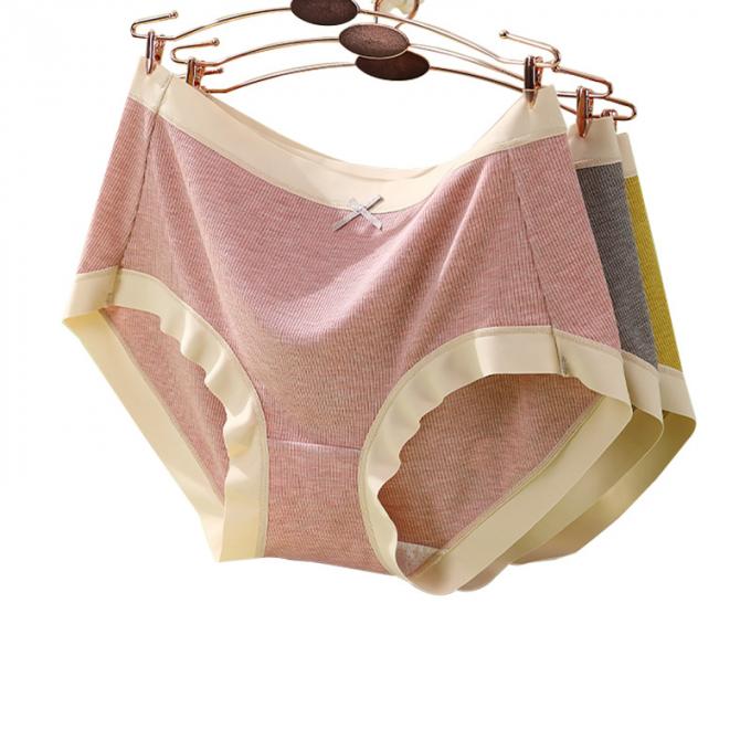 Хлопок Traceless талии оптовой девушки средний Breathable плюс нижнее белье размера 3 слоя протекает трусы женщин доказательства