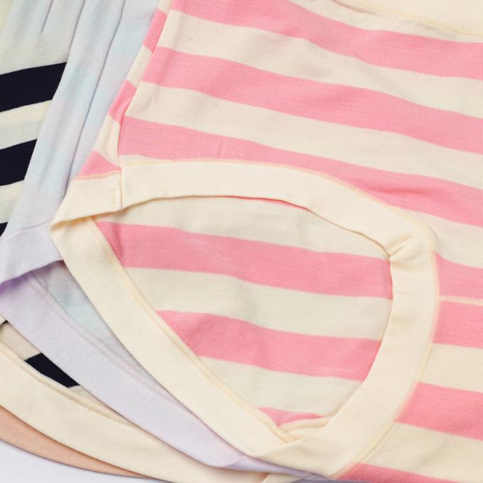 Оптовые режимные Striped трусы для Breathable японского стиля дам удобное плюс нижнее белье женщин размера