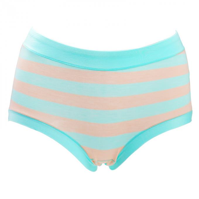 Оптовые режимные Striped трусы для Breathable японского стиля дам удобное плюс нижнее белье женщин размера