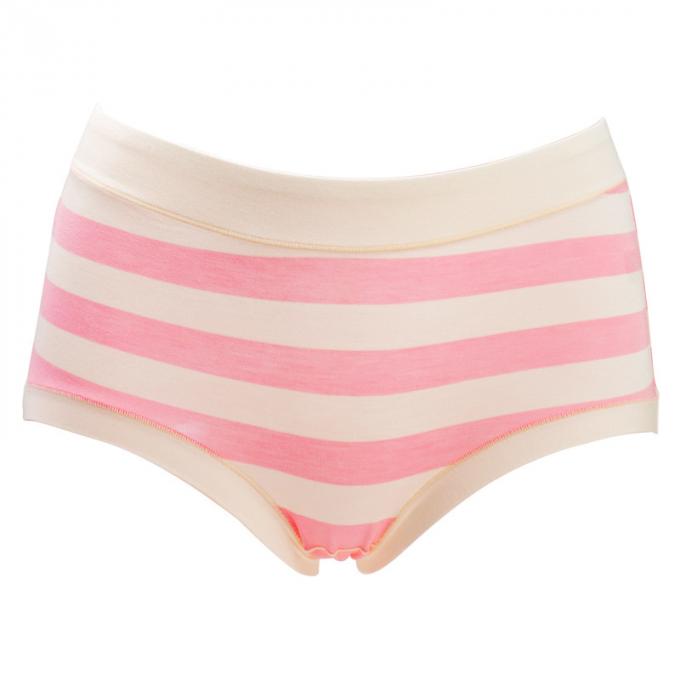 Оптовые режимные Striped трусы для Breathable японского стиля дам удобное плюс нижнее белье женщин размера