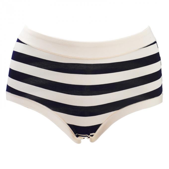 Оптовые режимные Striped трусы для Breathable японского стиля дам удобное плюс нижнее белье женщин размера