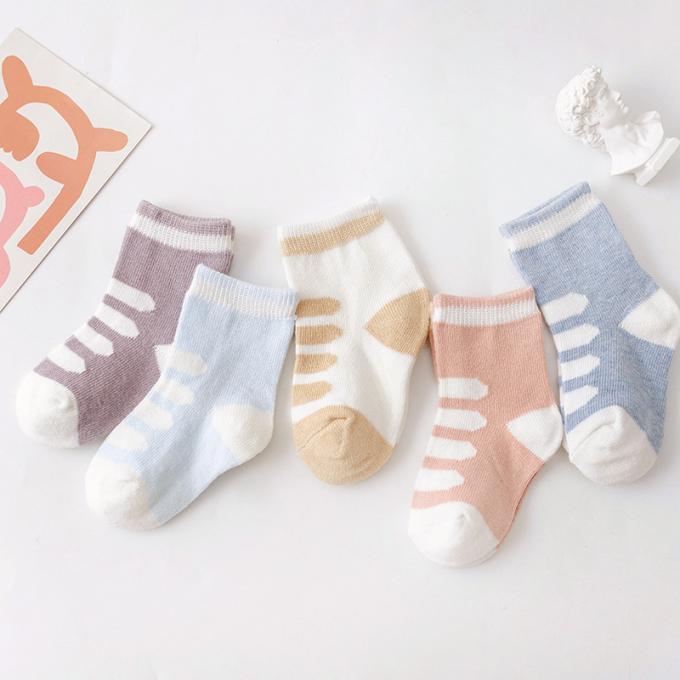 Носки младенца Newborn хлопка хлопка носков ребенка мультфильма носков младенца милого сумасшедшего смешного Newborn изготовленные на заказ