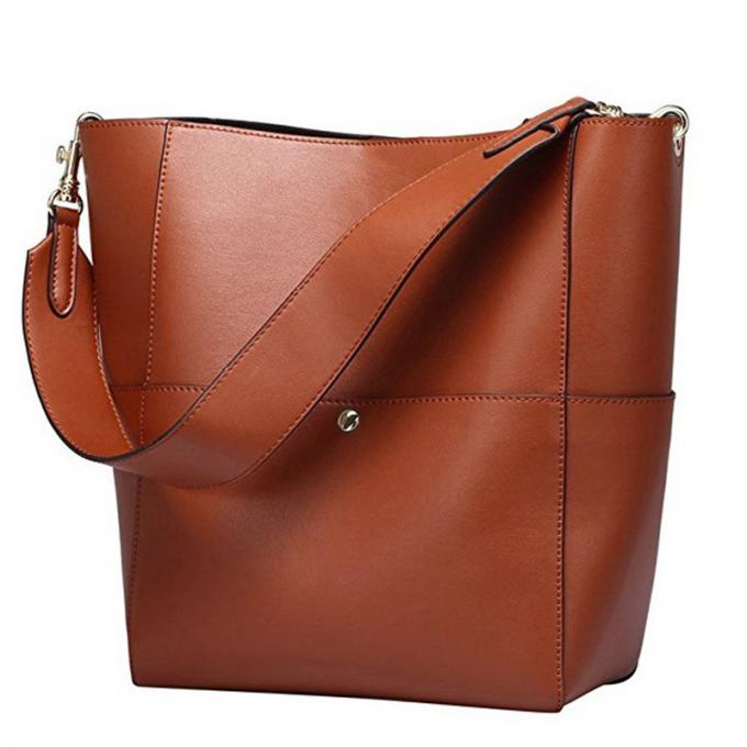 Сумка кожаной сумки женщин плеча европейская и американская cowhide офиса tote высоко фасонировала кожу сумок tote