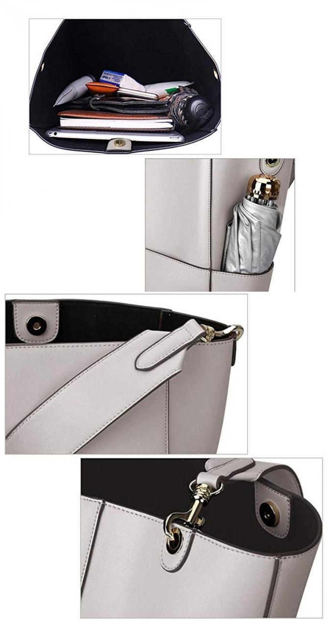 Сумка кожаной сумки женщин плеча европейская и американская cowhide офиса tote высоко фасонировала кожу сумок tote