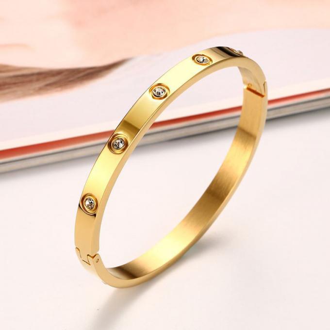 Женщин нержавеющей стали браслета Bangle женщин диаманта Hotselling Bangles браслетов шарма C-открытых