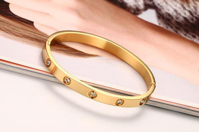 Женщин нержавеющей стали браслета Bangle женщин диаманта Hotselling Bangles браслетов шарма C-открытых