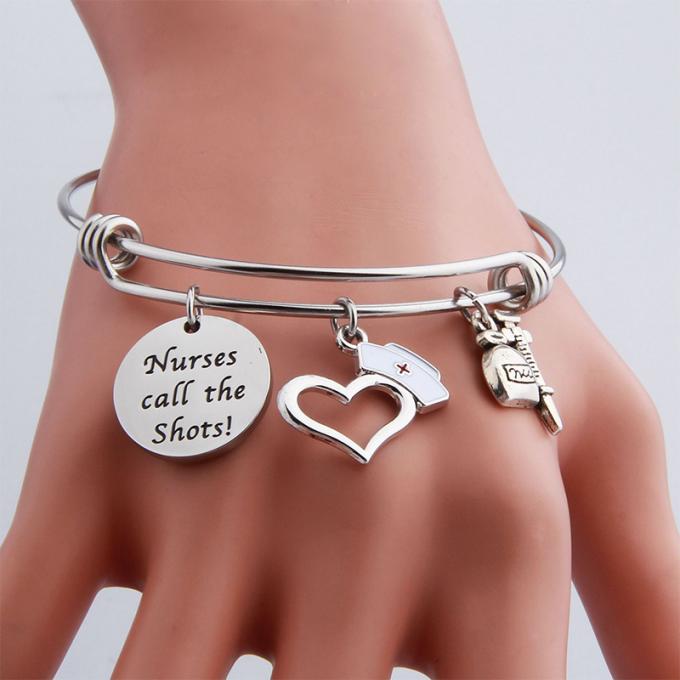 Мода 	 Bangle письма браслета золота Bangles женщин вокруг привесных женщин браслета