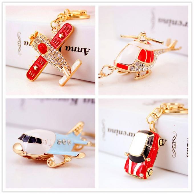 Keychains для дизайнеров Кристл металла страза мотоцикла шкентеля металла женщины логотипа ключевой цепи модельных роскошных изготовленного на заказ