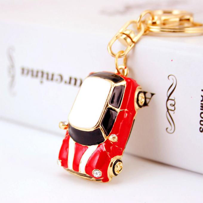 Keychains для дизайнеров Кристл металла страза мотоцикла шкентеля металла женщины логотипа ключевой цепи модельных роскошных изготовленного на заказ