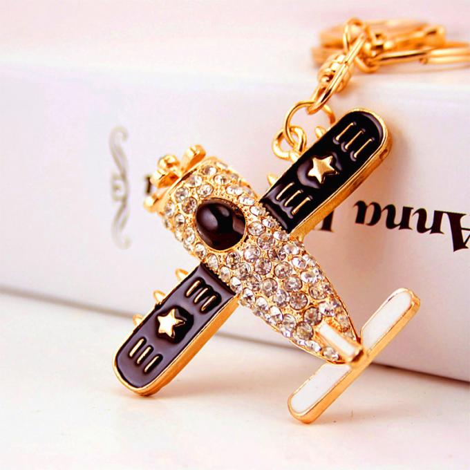 Keychains для дизайнеров Кристл металла страза мотоцикла шкентеля металла женщины логотипа ключевой цепи модельных роскошных изготовленного на заказ