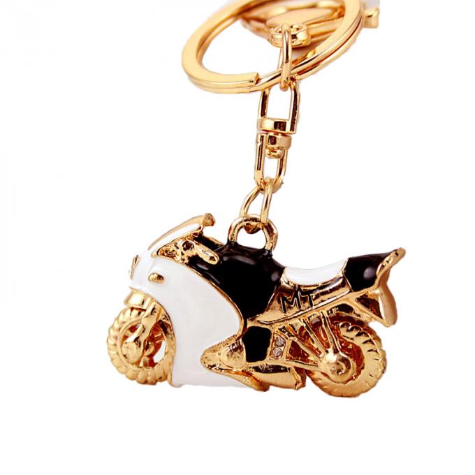 Keychains для дизайнеров Кристл металла страза мотоцикла шкентеля металла женщины логотипа ключевой цепи модельных роскошных изготовленного на заказ